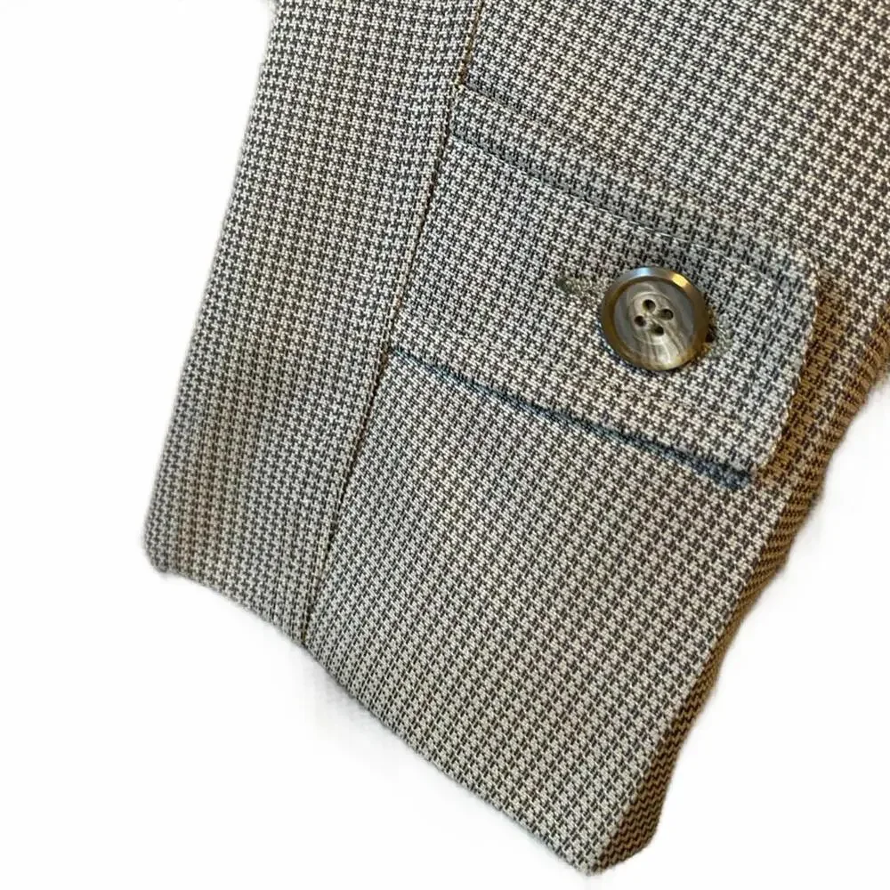 Vintage Rachel Knit Houndstooth Coat – Size XL - Picture 5 of 8